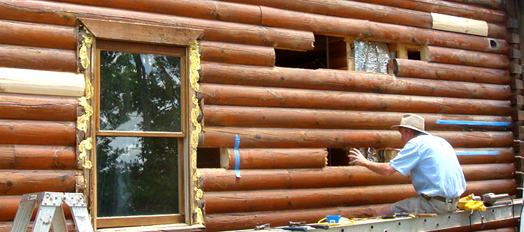 Log Home Repair Colbert County, Alabama